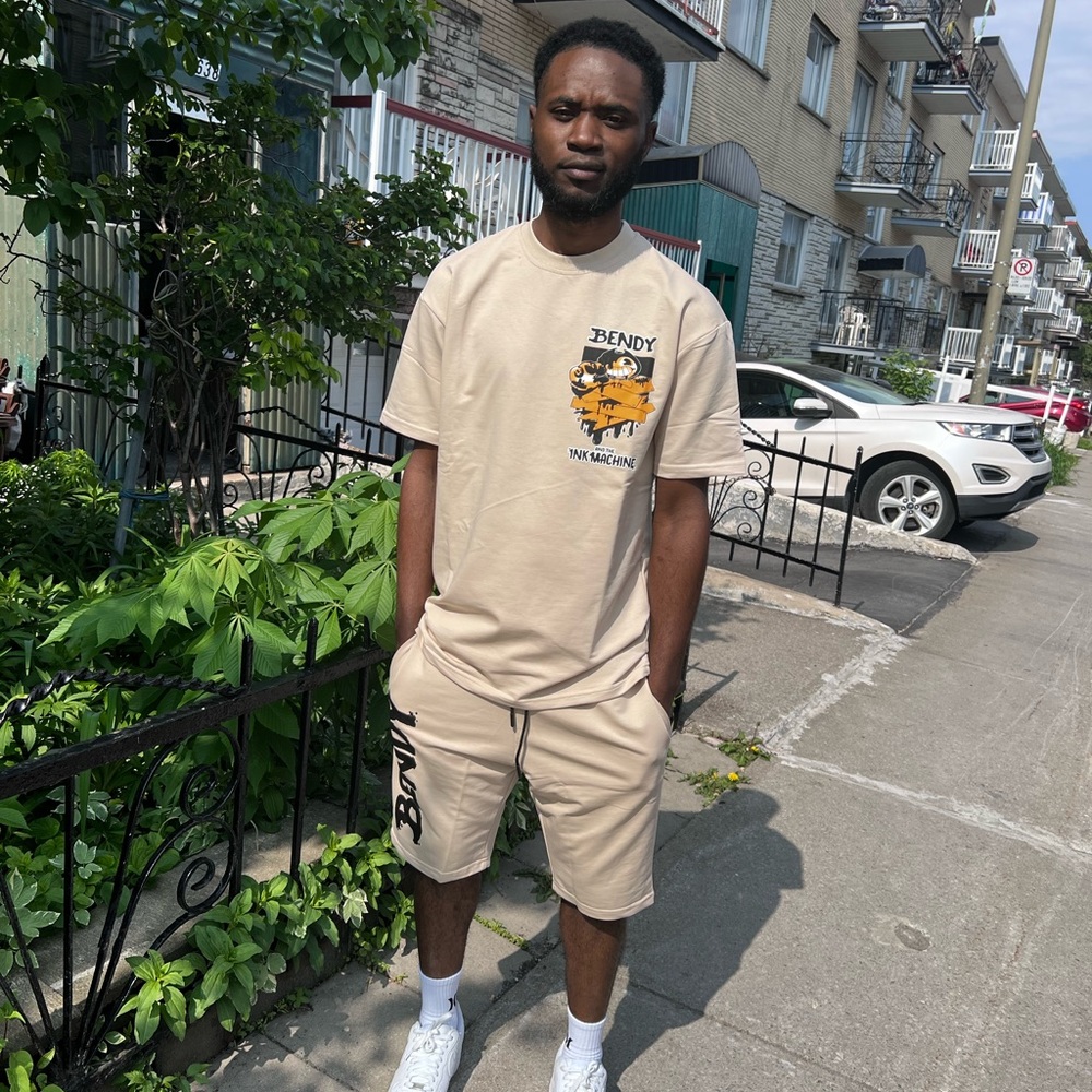 Bendy two piece short t shirt set